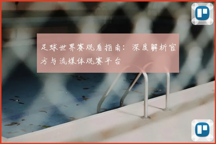 足球世界赛观看指南:深度解析官方与流媒体观赛平台